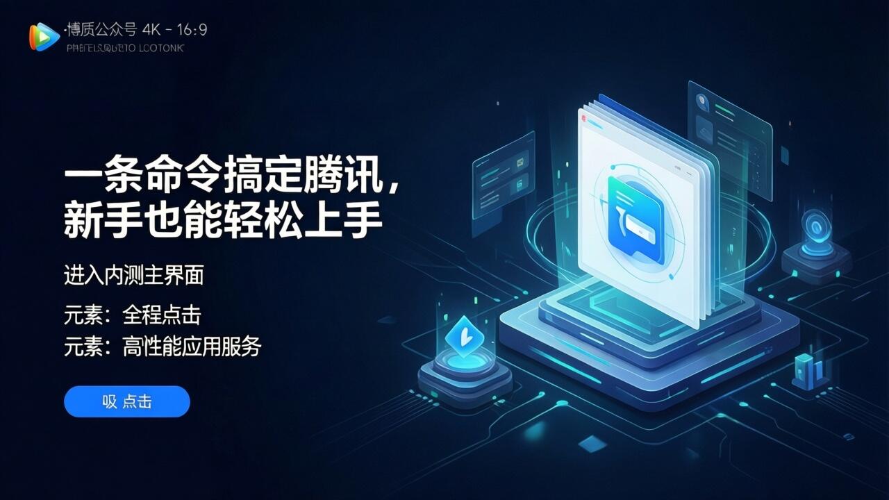 一条命令搞定腾讯，新手也能轻松上手