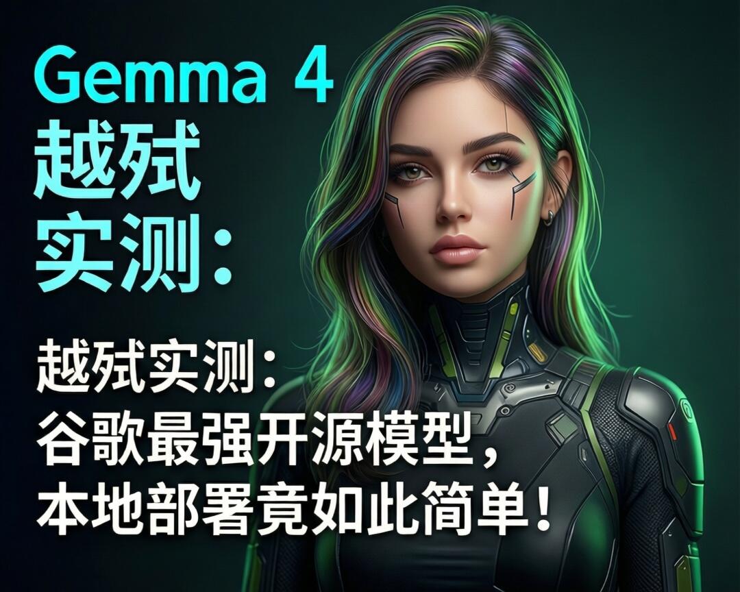 Gemma 4 越狱实测：谷歌最强开源模型，本地部署竟如此简单！