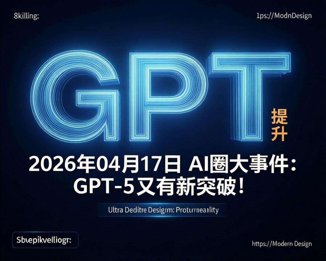 2026年04月17日 AI圈大事件：GPT-5又有新突破！
