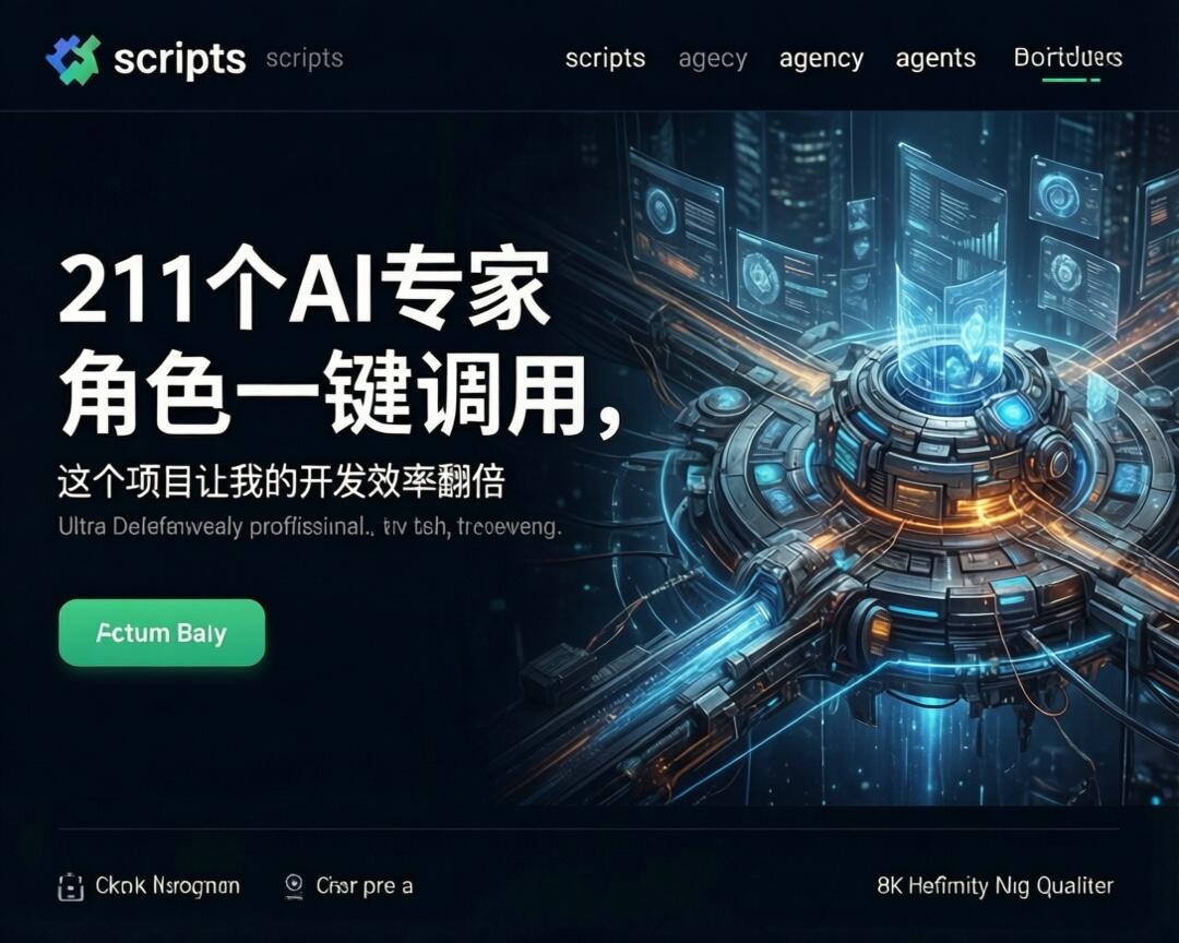 211个AI专家角色一键调用，这个项目让我的开发效率翻倍
